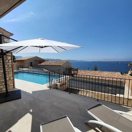 St-Florent Appartement neuf vue mer panoramique piscine 4 chambres - MOR401 Saint-Florent  Extérieur photo