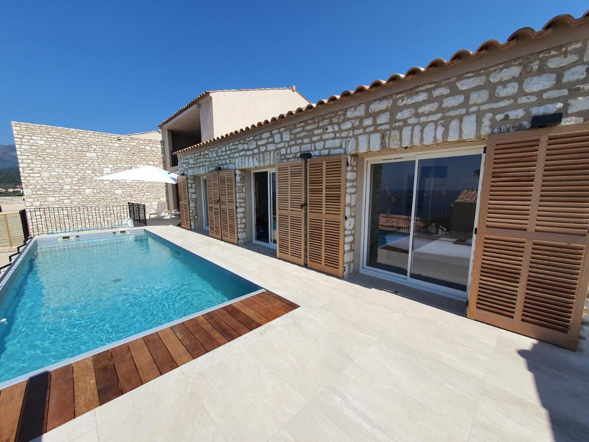 St-Florent Appartement neuf vue mer panoramique piscine 4 chambres - MOR401 Saint-Florent  Extérieur photo