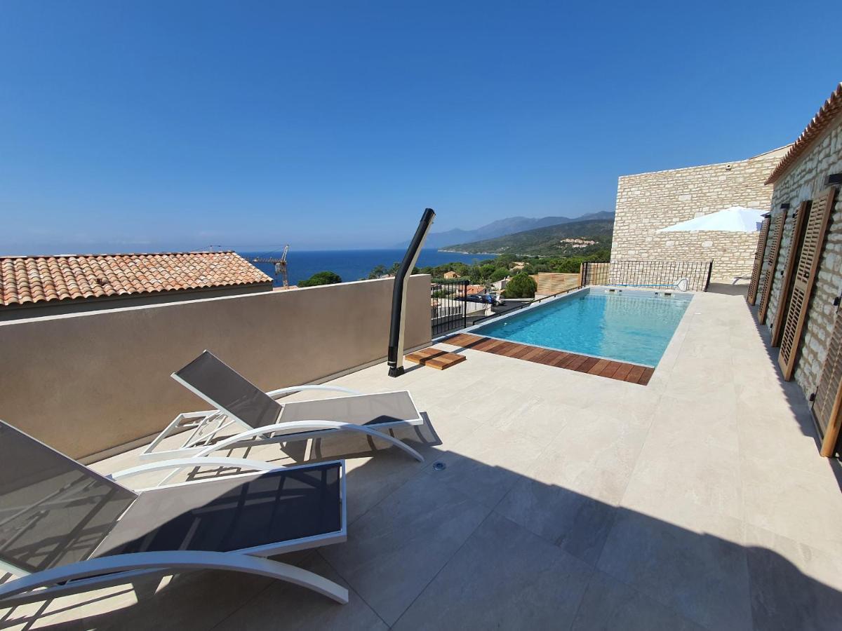 St-Florent Appartement neuf vue mer panoramique piscine 4 chambres - MOR401 Saint-Florent  Extérieur photo