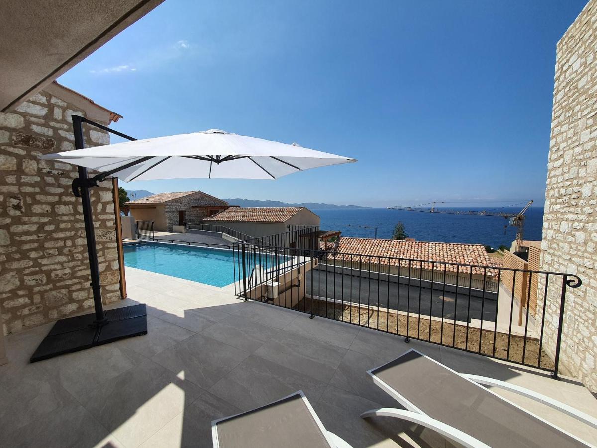 St-Florent Appartement neuf vue mer panoramique piscine 4 chambres - MOR401 Saint-Florent  Extérieur photo